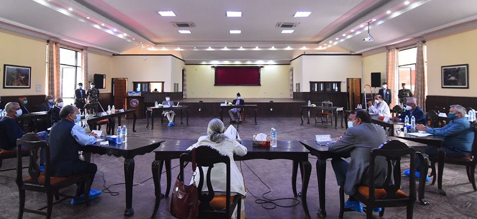 नेपाली काँग्रेसको पदाधिकारी बैठक बालुवाटारमा जारी