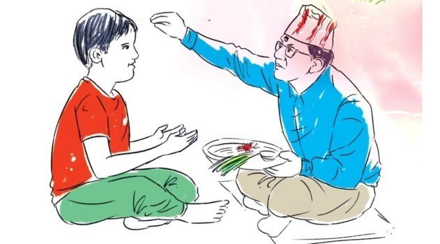 दुर्गा पक्षको अन्तिम दिन, दसैँको टीका र जमरा लगाउने क्रम जारी