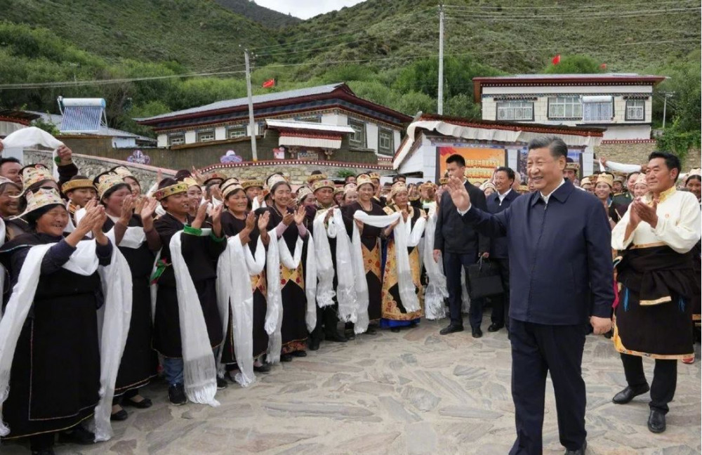 राष्ट्रपति भएपछि सी चिनफिङ पहिलो पटक तिब्बतमा