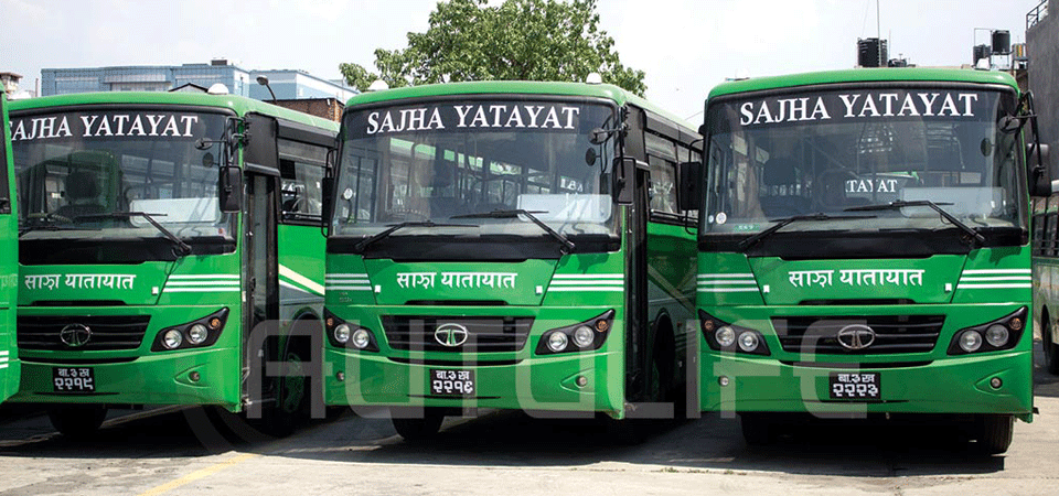 जोर–बिजोर प्रणालीका आधारमा सार्वजनिक यातायात आजदेखि