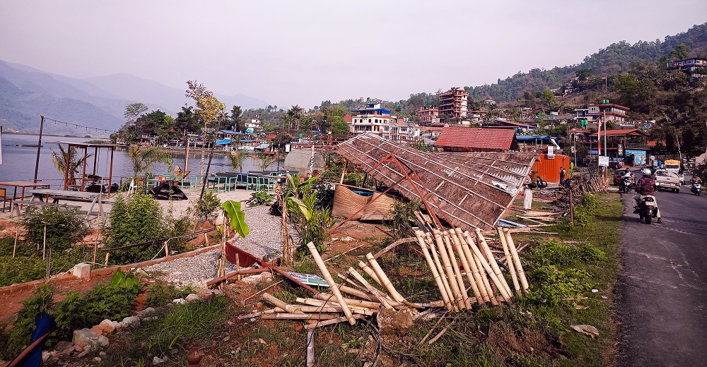 फेवाताल मापदण्डमा पर्ने संरचना भत्काइयो