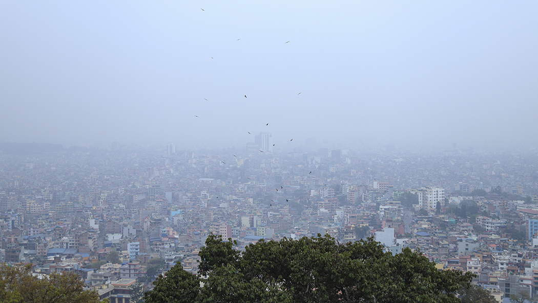 काठमाडौँमा बढ्यो वायु प्रदूषण